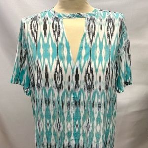 Olivaceous Blouse cutout front